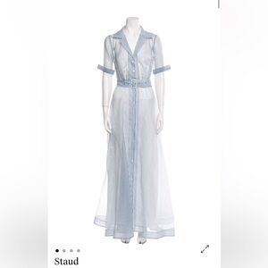 Staud striped long dress NWT